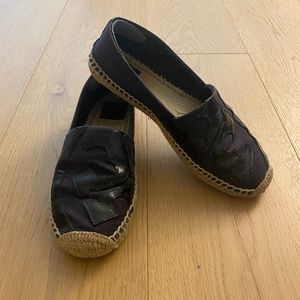 Tory Burch Espadrilles Black Size 8